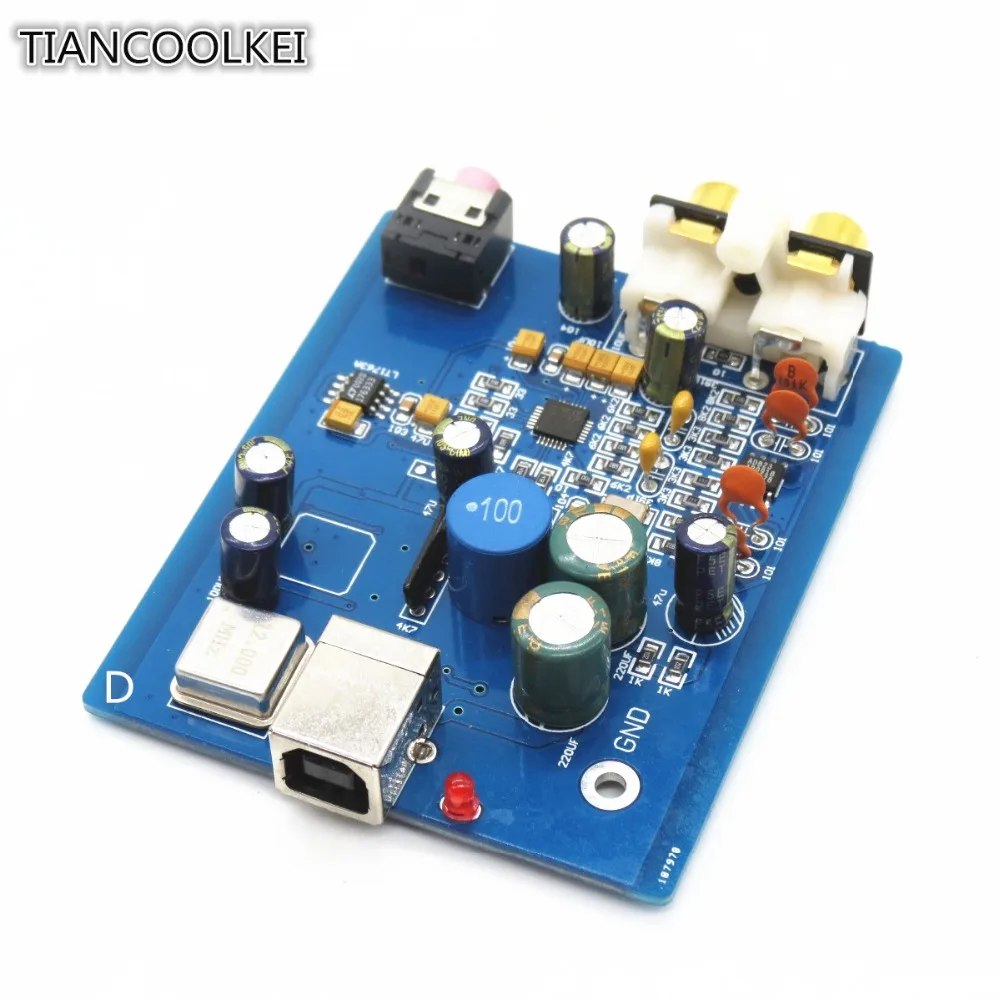 DIY аудио декодер HIFI ES9018K2M SA9023 USB DAC плата внешняя звуковая карта поддержка 24 бит