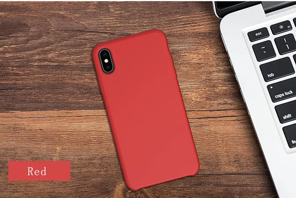 1:1 чехол для iPhone 7 Чехол для iPhone 7 8 Plus X Xs чехол для MAX XR роскошный жидкий силиконовый мягкий чехол для iPhone X Coque