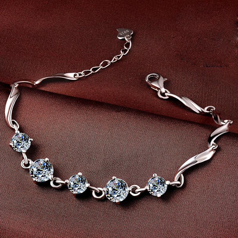 Женский браслет из серебра 925 пробы с натуральным кристаллом|bracelets for|bracelets for