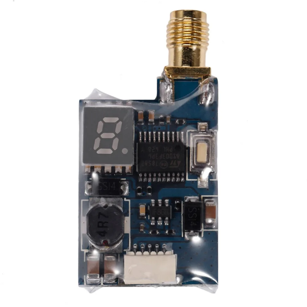 TS5823LS 5 8G Mini 25-200 МВт 48 каналов регулируемый переключаемый AV беспроводной FPV