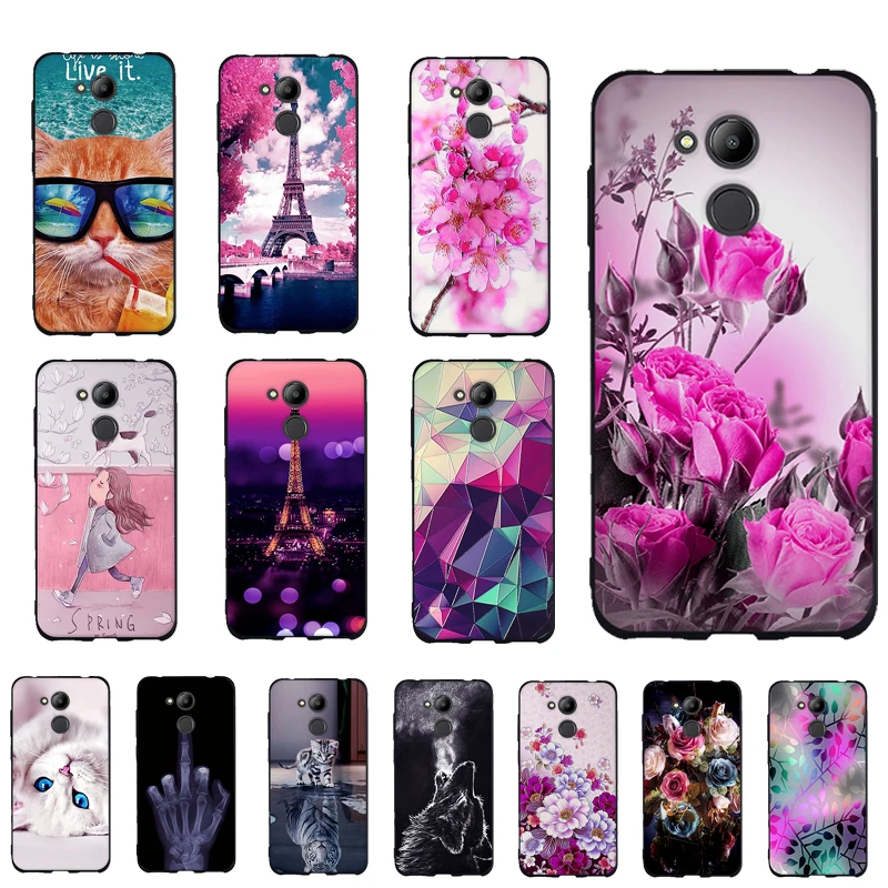 Чехол для Huawei Honor 6C Pro /Honor V9 Play JMM-AL00/AL10 мягкий силиконовый чехол из ТПУ задняя