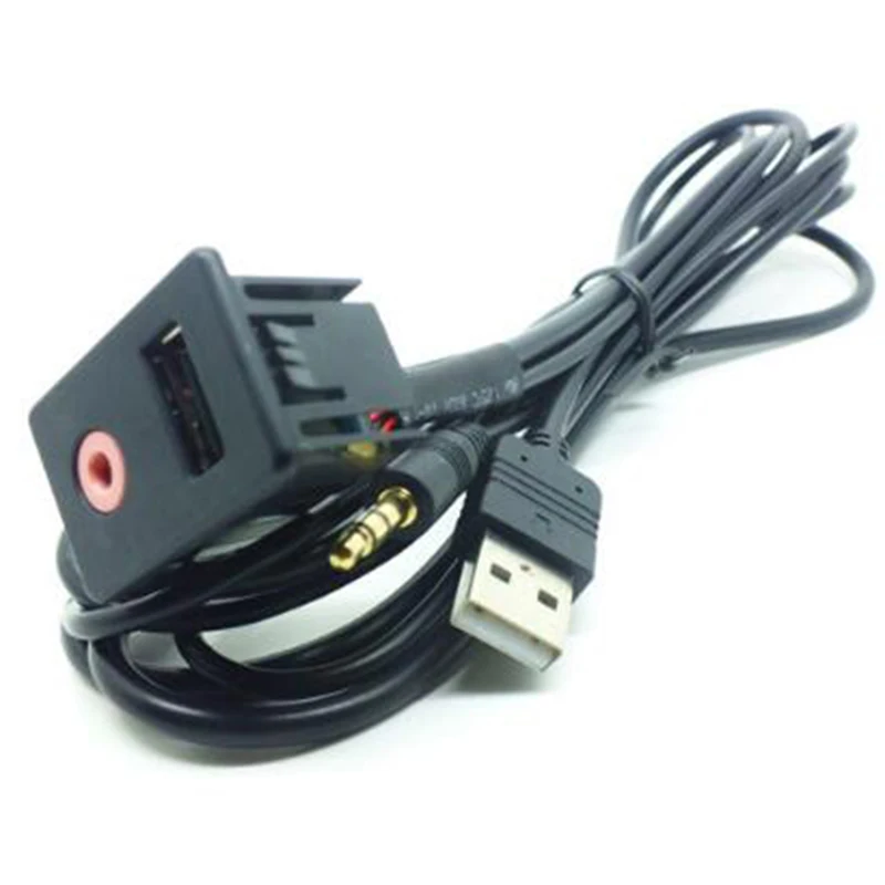 Автомобильный Aux кабель USB разъем автомобильный адаптер Аксессуары для колонок 12