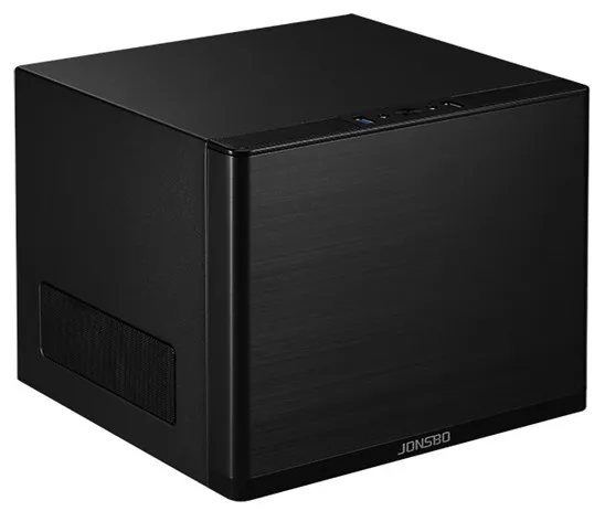 Маленький медный чехол для компьютера Jonsbo v6 mini itx
