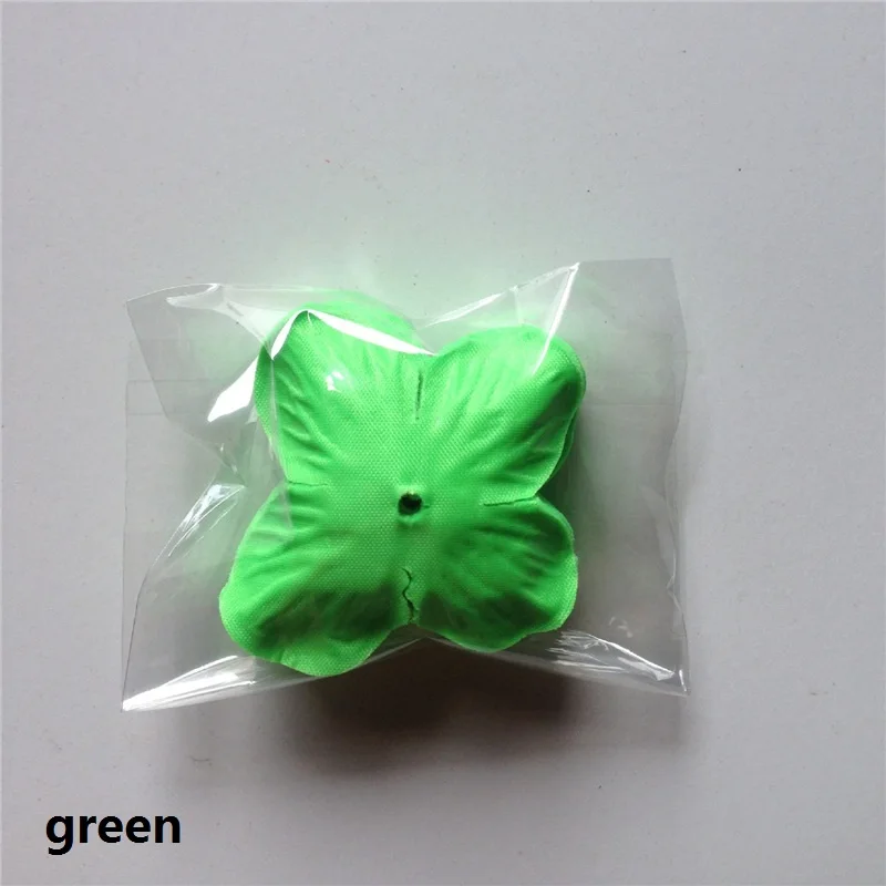 green 300 шт 4,5 см искусственные лепестки роз, шелковые лепестки вишни, цветы для дома и сада, Свадебные вечерние украшения - Цвет: green