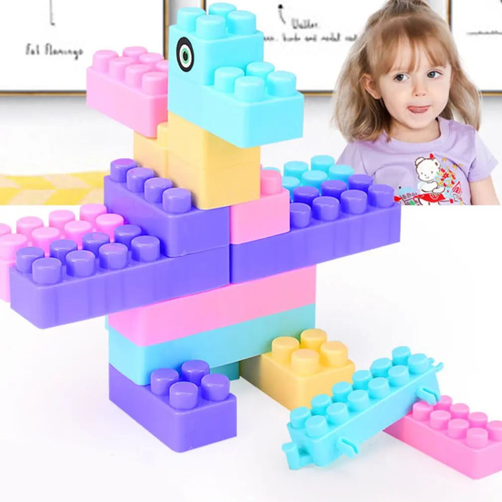 Building Blocks Set Educational Stacking Toys Connecting Kit Construction Bricks with Carrying Container (100 PCS) |