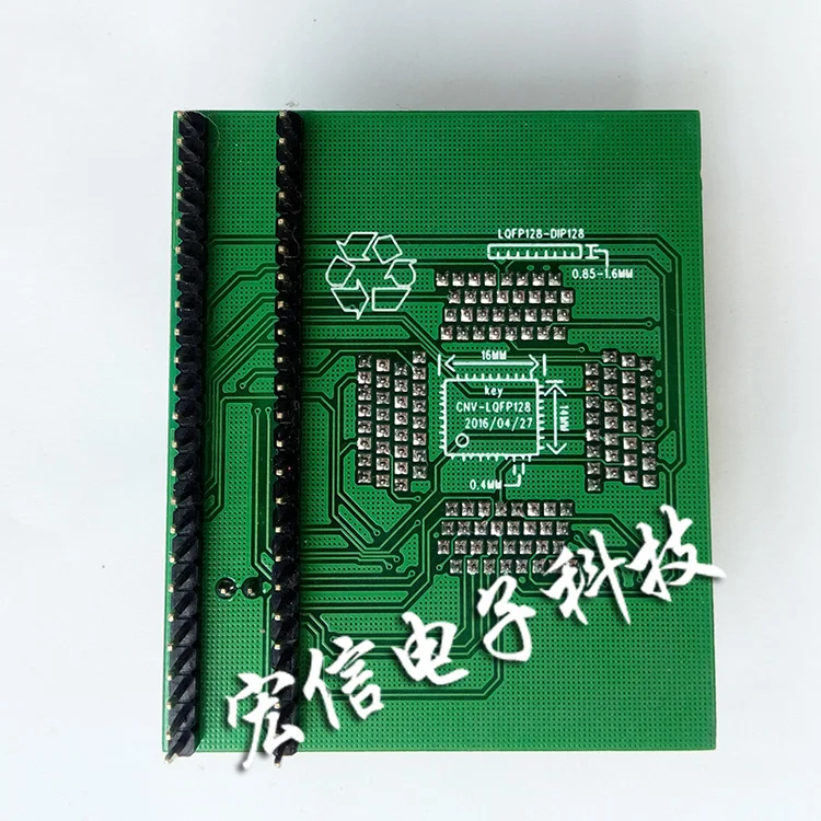 QFP128 разъем IT8580E IT8586E IT8585 IT8587 EC чип Адаптер Программист 128PIN 0 4 мм Поддержка серии IT85