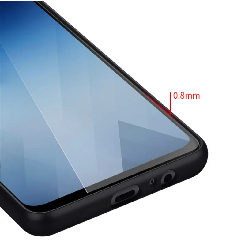Yedai черный Цвет мягкий чехол для samsung S8 S9 S10E плюс J3 J5 J7 A3 A5 A7 A6 A8 A9 2016 2017 2018