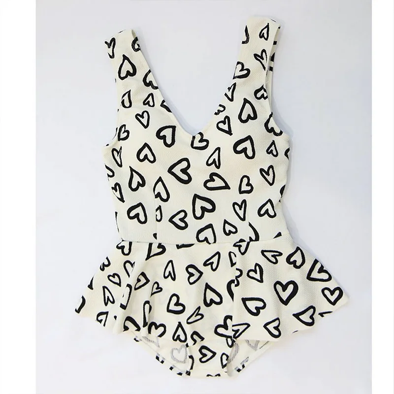 Women's One Piece Swimsuit Floral Printing Halter Push Up Shown Cleavage Wire Padded Skirted Bathing Suit Swimwear | Спорт и