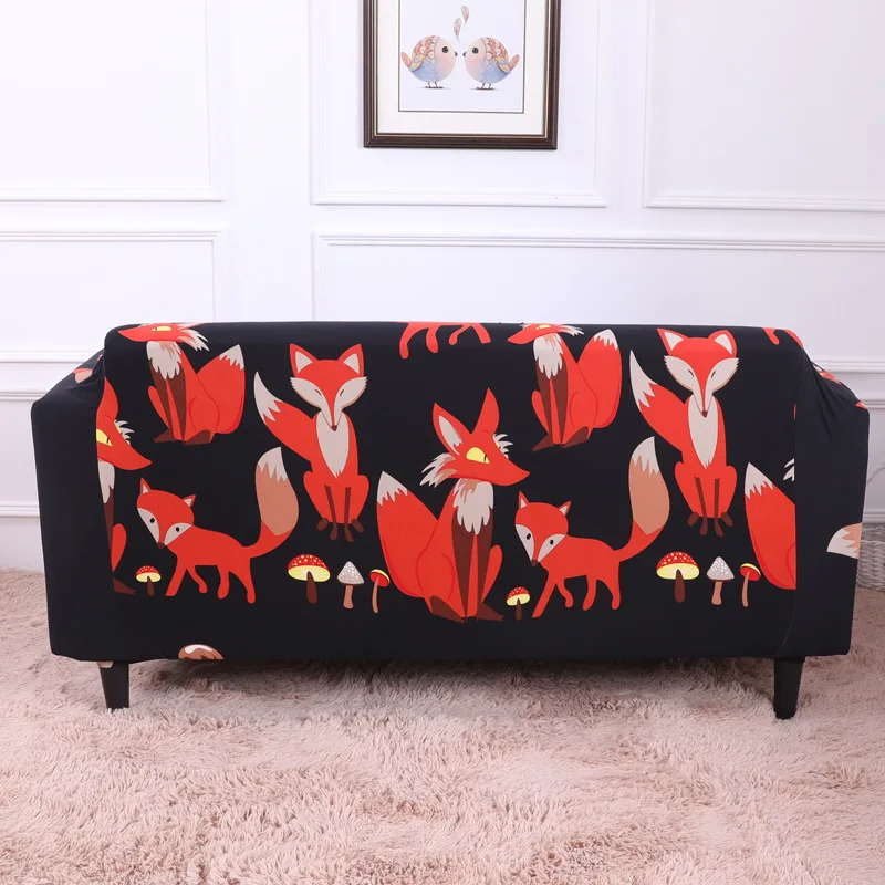 

Modern Cartoon Sofa slipcovers Tight Wrap All-inclusive Slip-resistant Elastic Cubre Sofa Towel Corner Sofa Cover Couch Cover