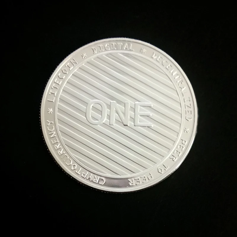 Новинка 2019 коллекционные монеты LTC виртуальная цифровая Биткоин тисненая