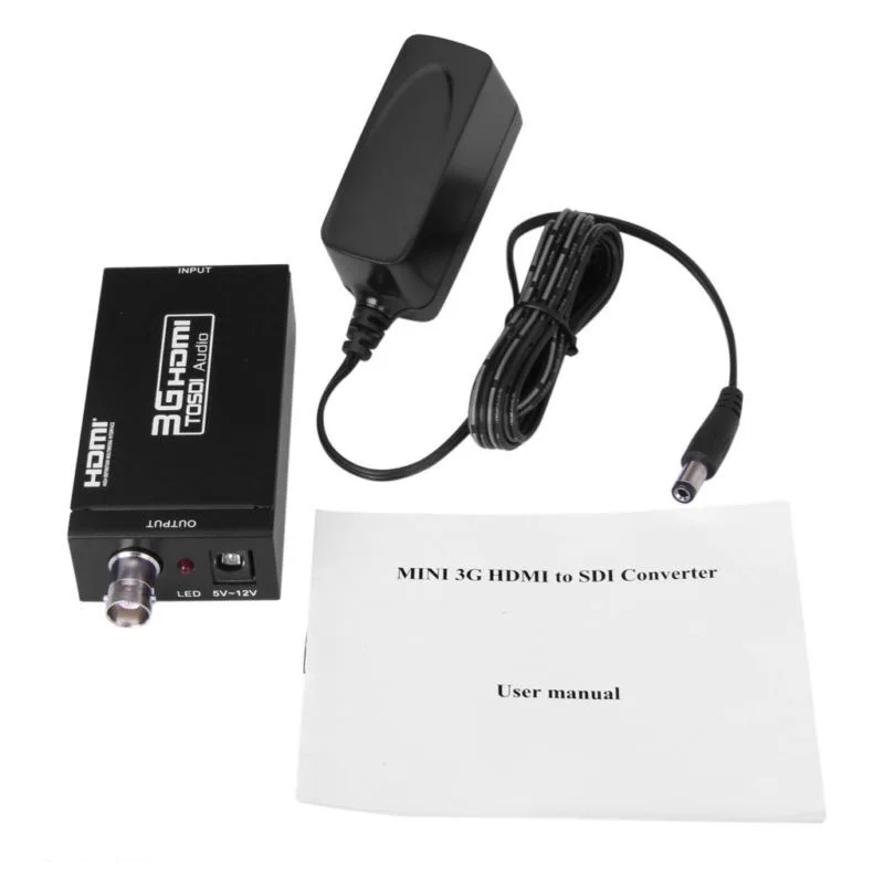 1 justlink Мини 3 Г HDMI для SDI Конвертер Адаптер HD Для BNC SDI/HD-SDI/3G-SDI 1080 P мультимедиа Video