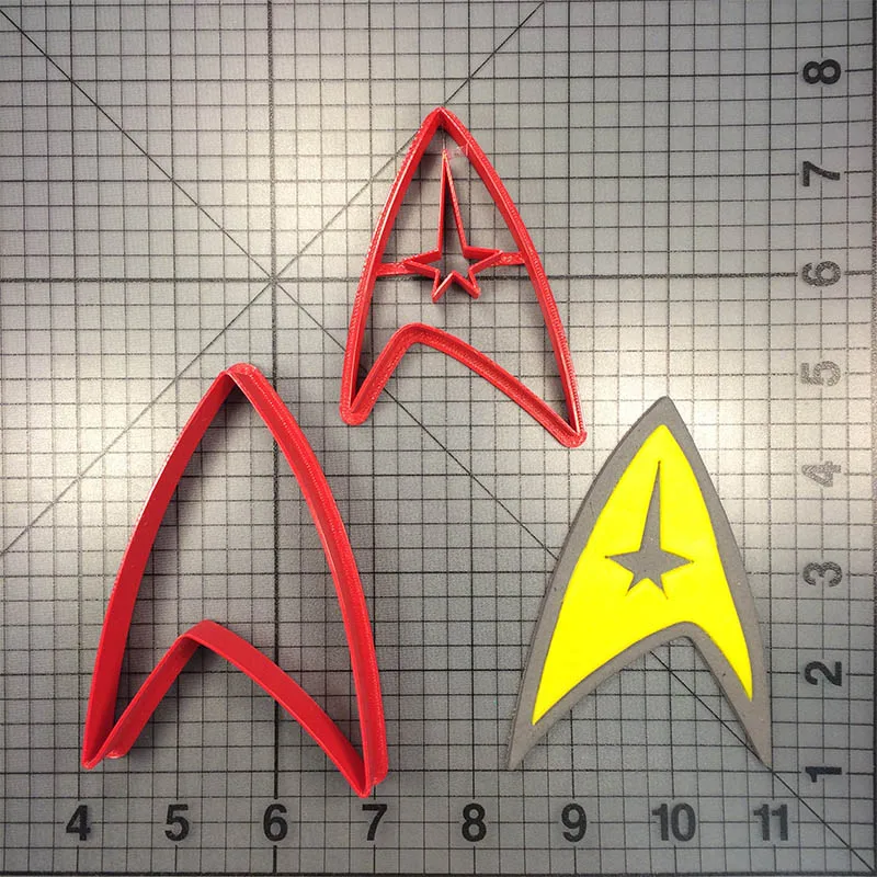 Мультфильм Star Treks серии формочки для печенья на заказ 3D печатные помадки Cuocake Top