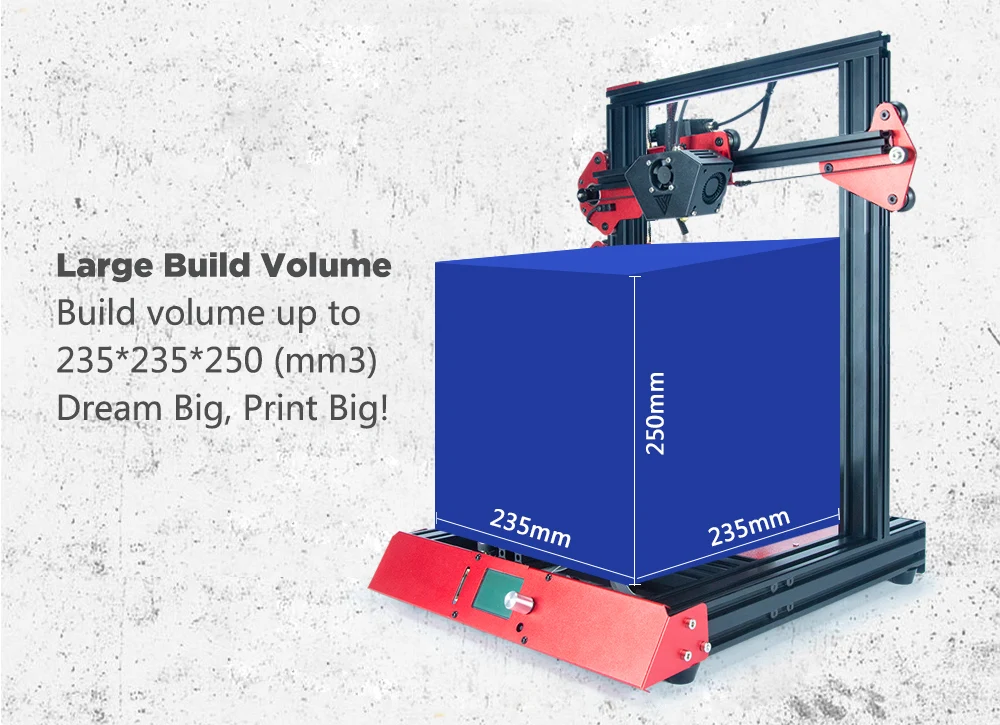 TEVO Flash 3d принтер алюминиевый экструзионный комплект печать Prebuilt 50% Titan экструдер