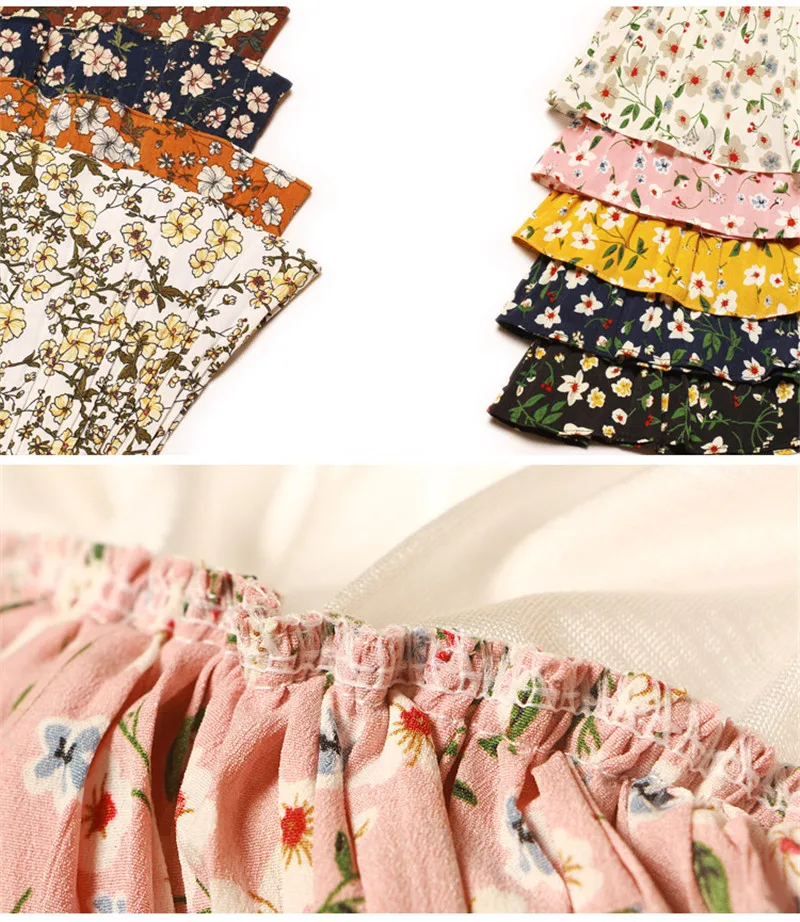 Летнее богемное пляжное цветочное шифоновое мини-юбка женская летняя юбка с высокой талией Женская Сексуальная короткая складчатая юбка Falda Mujer C5349