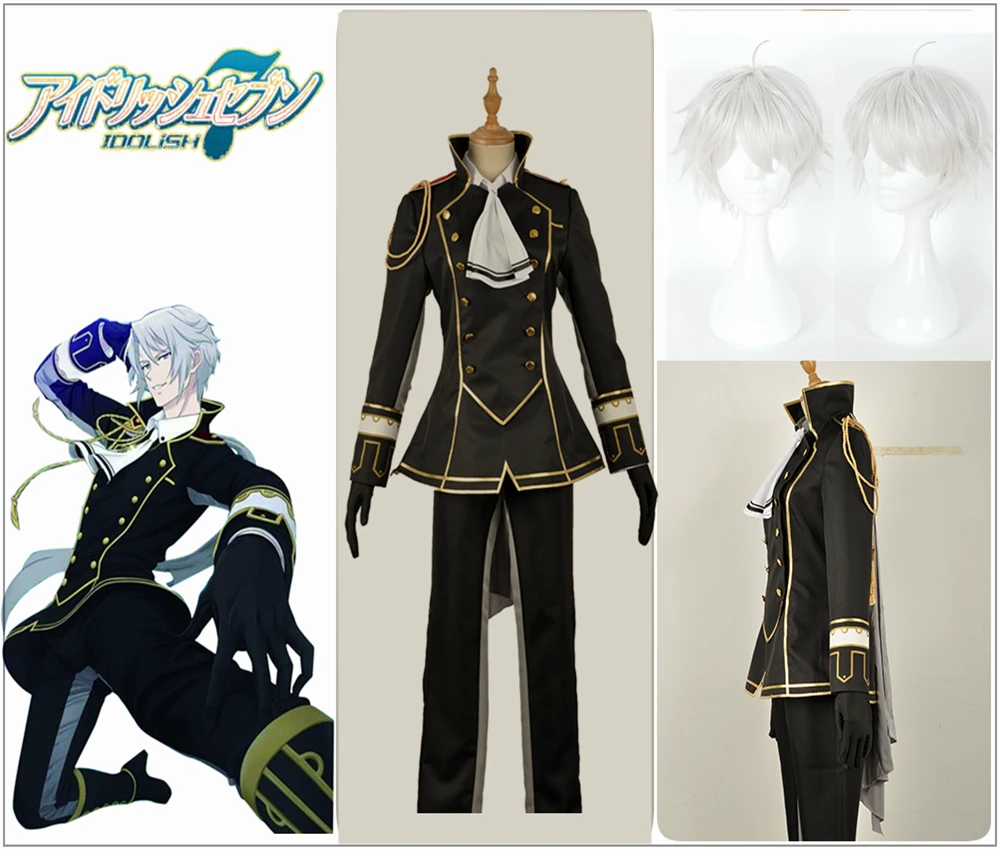 Игры IDOLiSH7 Trigger Group DIAMOND FUSION YAOTOME GAKU костюм для косплея на заказ белая рубашка черная
