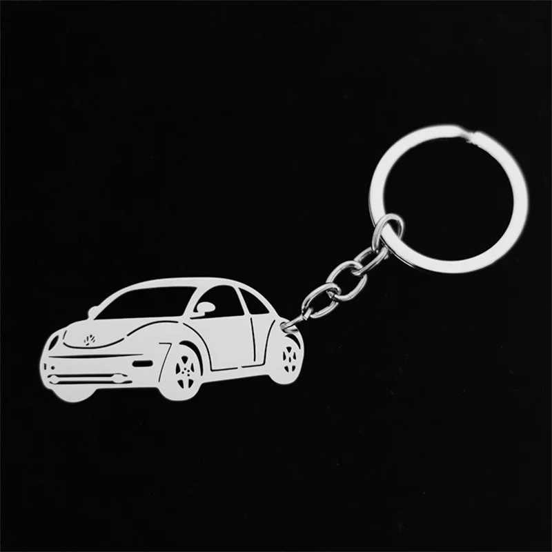 

Stainless steel hollow turtle car pendant key chain key chain jewelry