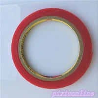 1pc j055y acrylic adhesive tape red release paper width 6mm high transparency diy parts high quality on sale
