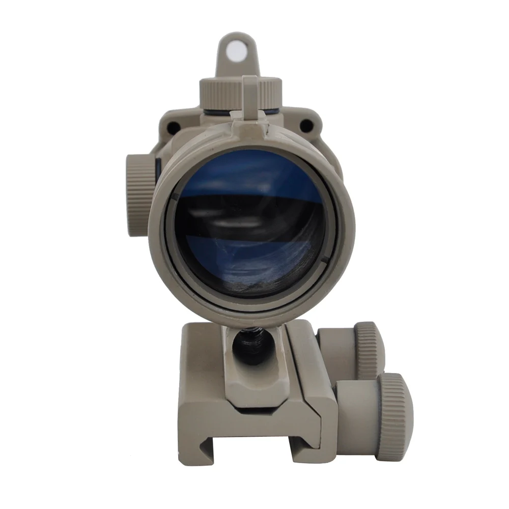 Acog 4X32 прицел с железным креплением телескопический оптический снайпер Охота