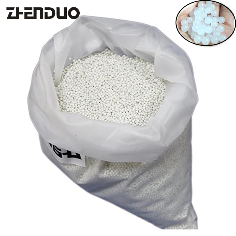 ZhenDuo игрушки 1 кг 7-8 мм молочно прозрачный кристалл водный пистолет шары пистолет бомбы вечерние игрушки стрельба усиленный жесткий гель
