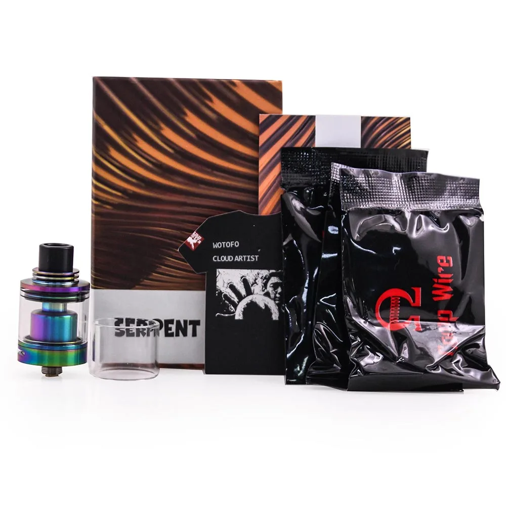 Оригинальный змей wotofo alto RTA Tank 22 мм с одной катушкой Vape 2 5 мл емкости Атомайзеры