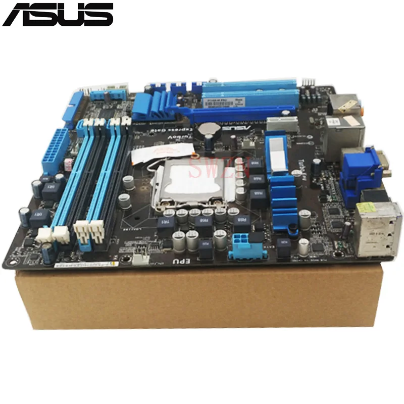 Оригинальный использоваться для настольных ПК ASUS P7H55 M Pro Поддержка Socket LGA1156 4 * DDR3