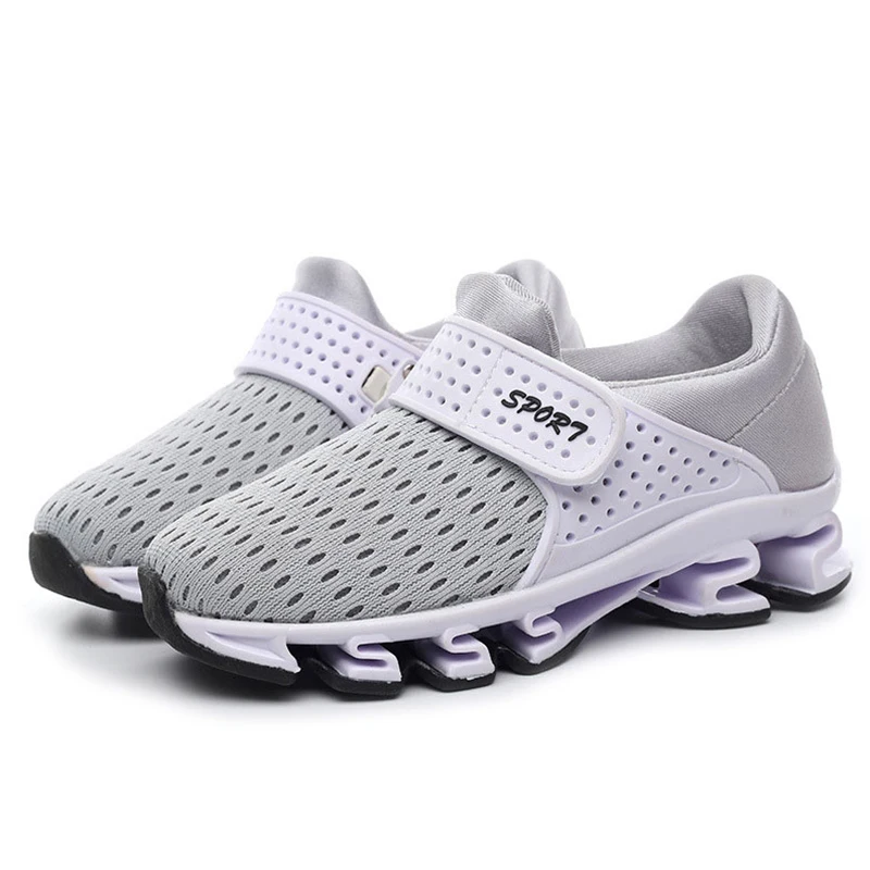 Детская повседневная обувь 2017 г. весенне-осенняя новая Нескользящая спортивная