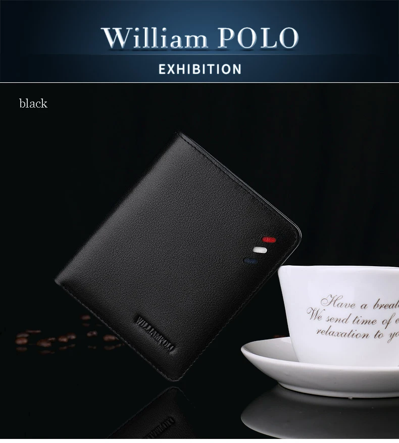 Маленький мужской кошелек от бренда WILLIAMPOLO из натуральной кожи, короткий, винтажный, модный, ультратонкий, держатель для карт, кошелек для монет, дизайн