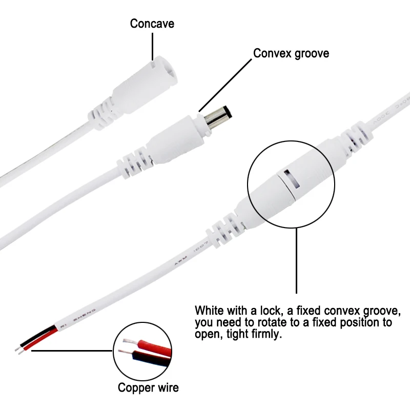 10 пар разъемов питания постоянного тока соединительные разъемы блок проводка