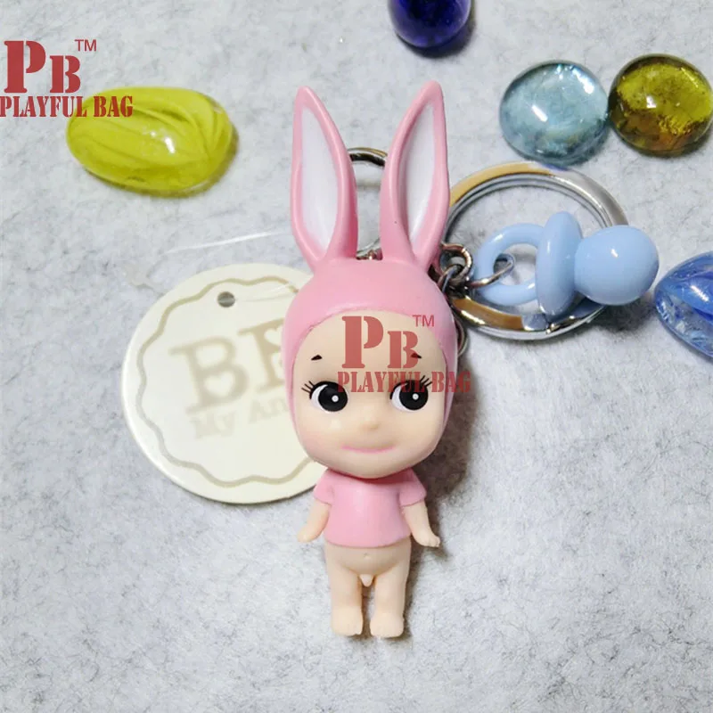 2018 pb игривый Сумка милая кукла &quotКупидон&quot mini car key животных Sonny Angel сумка кулон