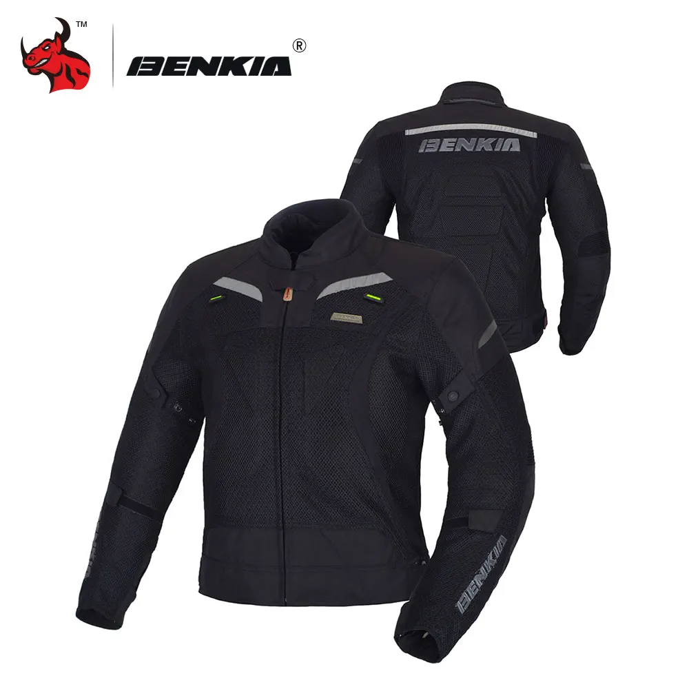 BENKIA мотоциклетная куртка летняя дышащая сетчатая защитная Экипировка Мужская