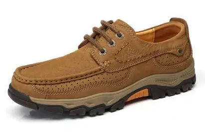 Мужская обувь новая весна 2017 отдыха на открытом воздухе обуви кожаная одежда