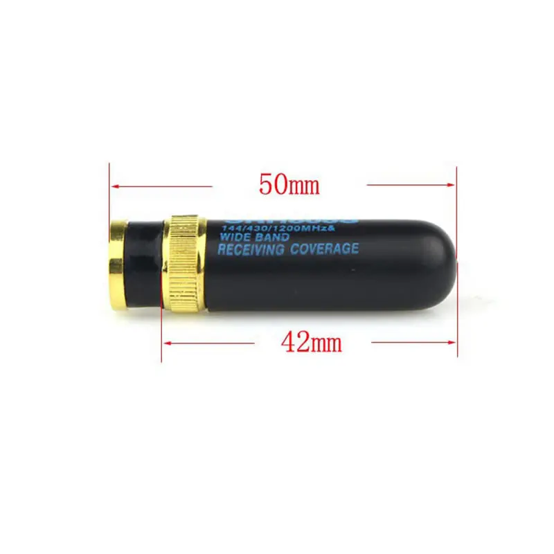 

SRH805S 144/430MHz BNC Male Walkie Talkie Antenna for ICOM Kenwood Handheld Radio IC-V8 IC-V82 IC-V85 TK308 TK100 TK200 HT440