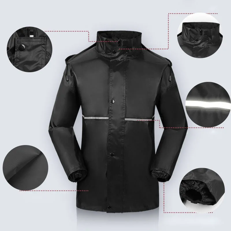 Комплект из 2 предметов для мужчин и женщин дождевик взрослых непромокаемое