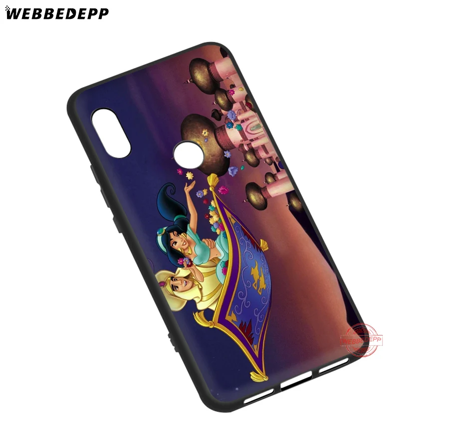 WEBBEDEPP Disny Aladdin Jasmine Soft Silicone Case for Xiaomi Mi 6 8 9 SE MAX 3 A1 A2 Lite F1 Cover | Мобильные телефоны и