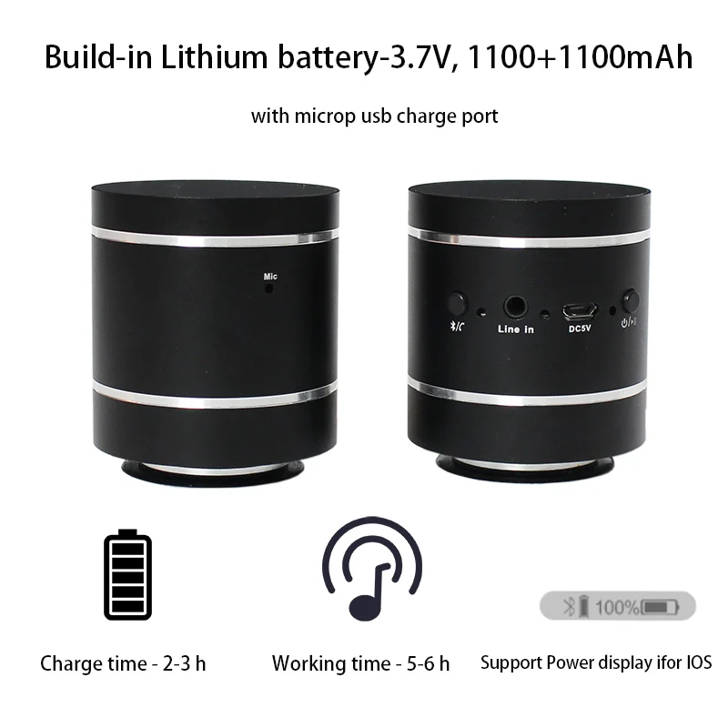 Adin 20 Вт Bluetooth 4,0 портативный резонанс и вибрация динамик сабвуфер стерео беспроводной громкой связи мини-динамик s для телефона с микрофоном