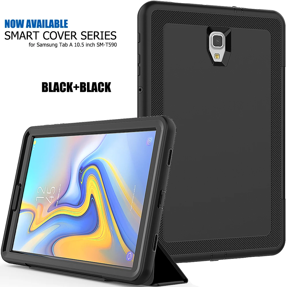 Противоударный Магнитный умный чехол для Samsung Galaxy Tab A 10 5 T590 T595 T597 | Компьютеры и