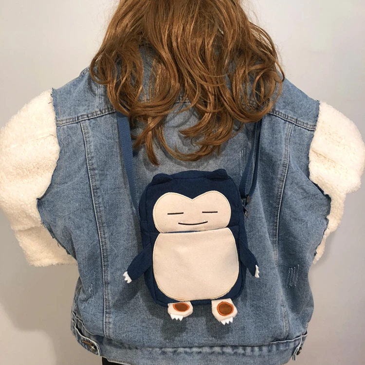 IVYYE Snorlax модные аниме вельветовые Сумки На Плечо Мягкий мультфильм Tote Повседневная Сумочка куклы телефон сумка леди девушки