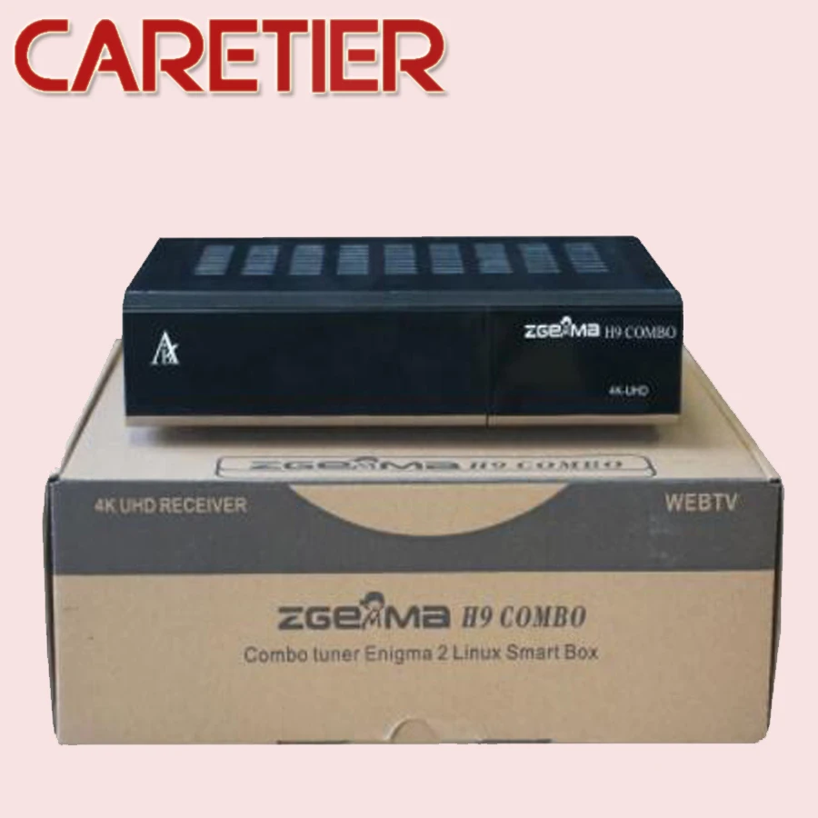 Европейский Лидер продаж 4K UHD ZGEMMA H9 комбо Linux OS 2* WiFi внутренний 1* Ci Plus DVB-S2X+ T2/C Двойные тюнеры