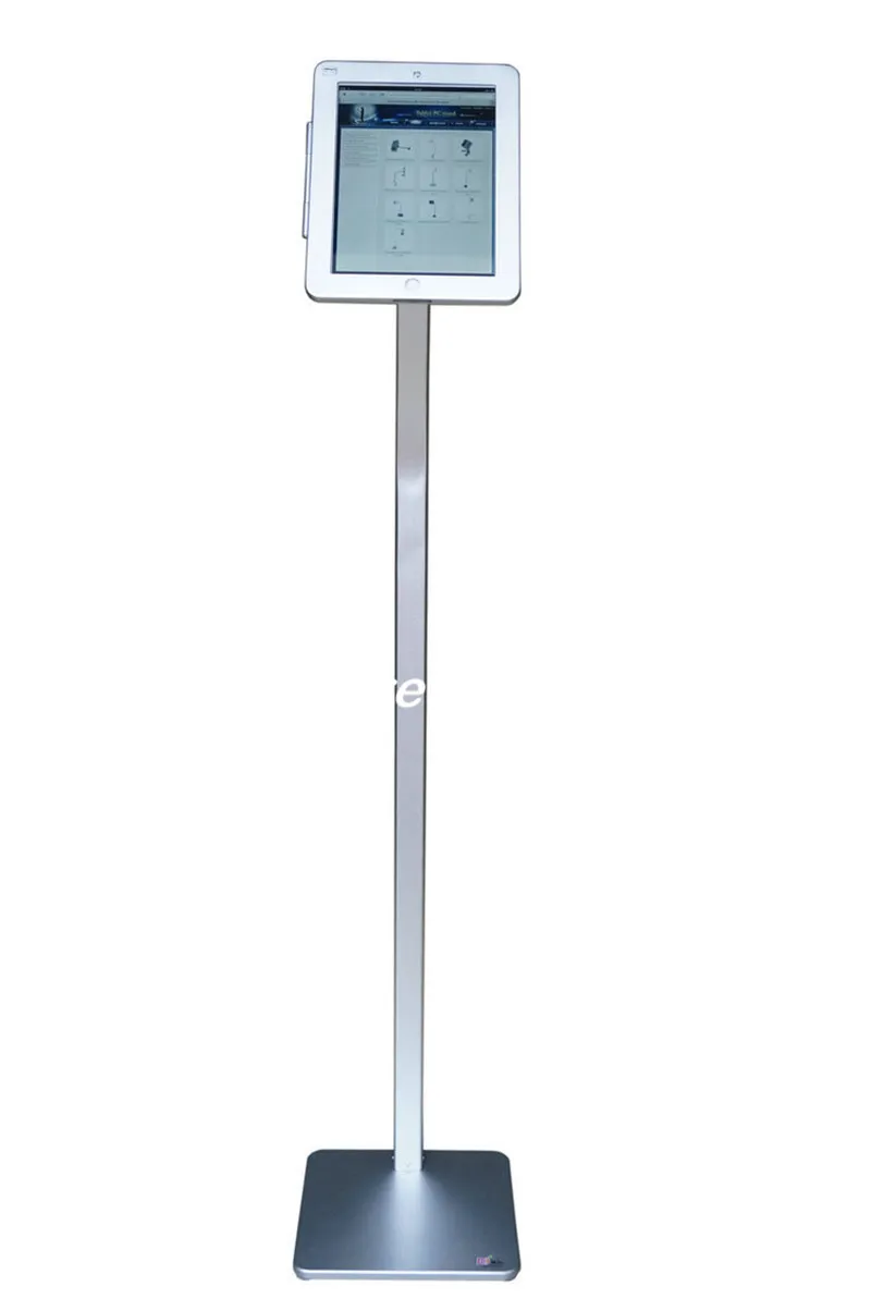 Для iPad 2/3/4/air/pro 9,7 дюймов планшет безопасности напольный стенд дисплей киоск стоящая поддержка с замком Противоугонный корпус