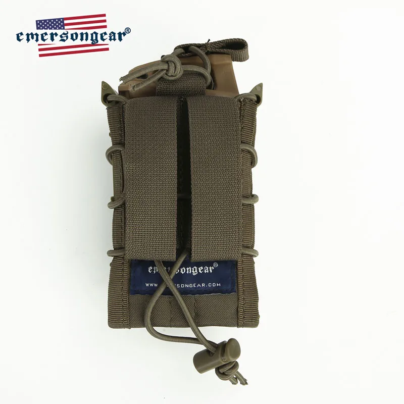 Emerson gear Emerson двухэтажный подсумок Molle с открытым верхом винтовка пистолет маг легкий доступ Охота страйкбол военная армейская Экипировка