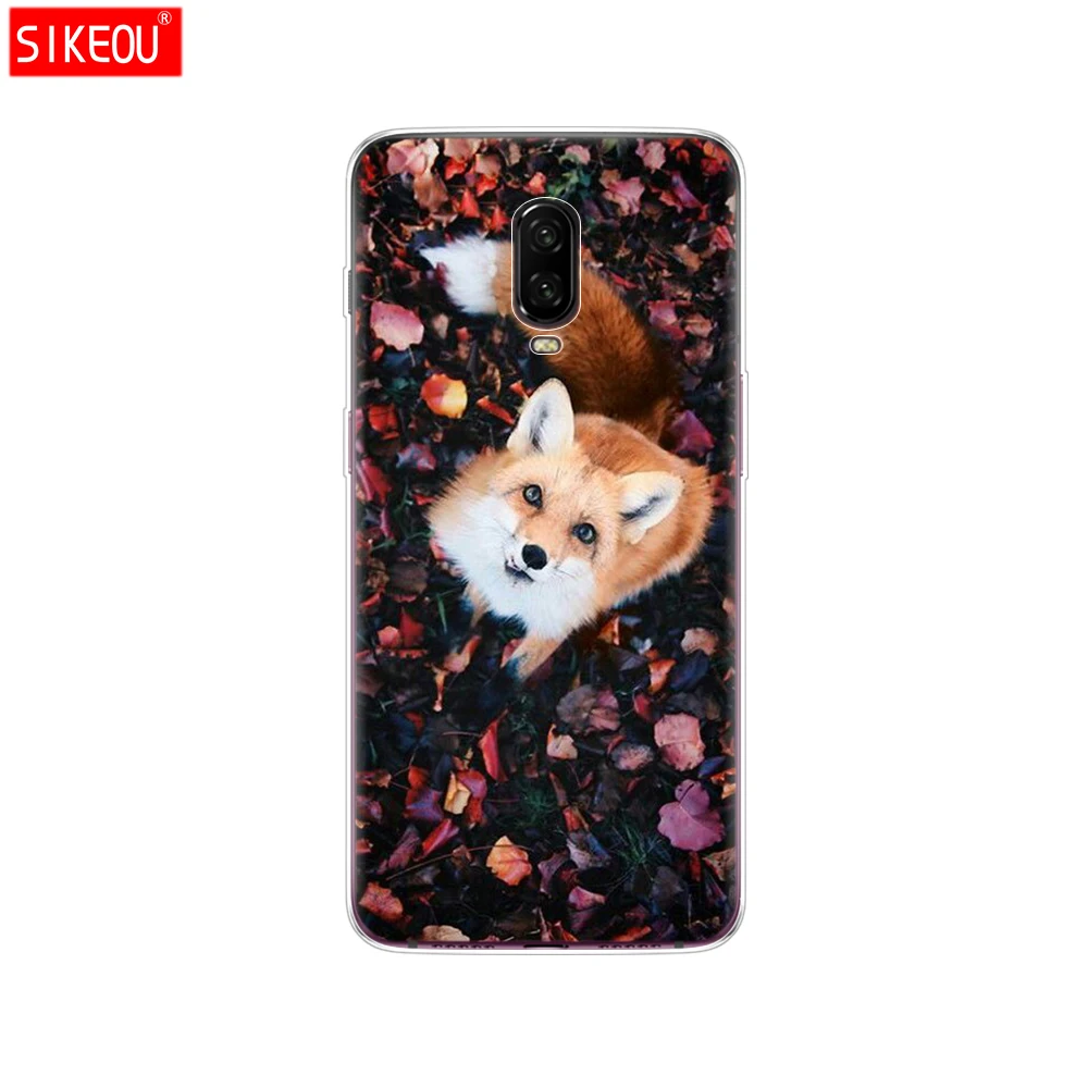 12080 Силиконовый чехол для oneplus 6 t, чехол, Coque для one plus 6 T, чехол etui, чехол для oneplus 6 t, силиконовый чехол с котом и цветами - Цвет: 12080