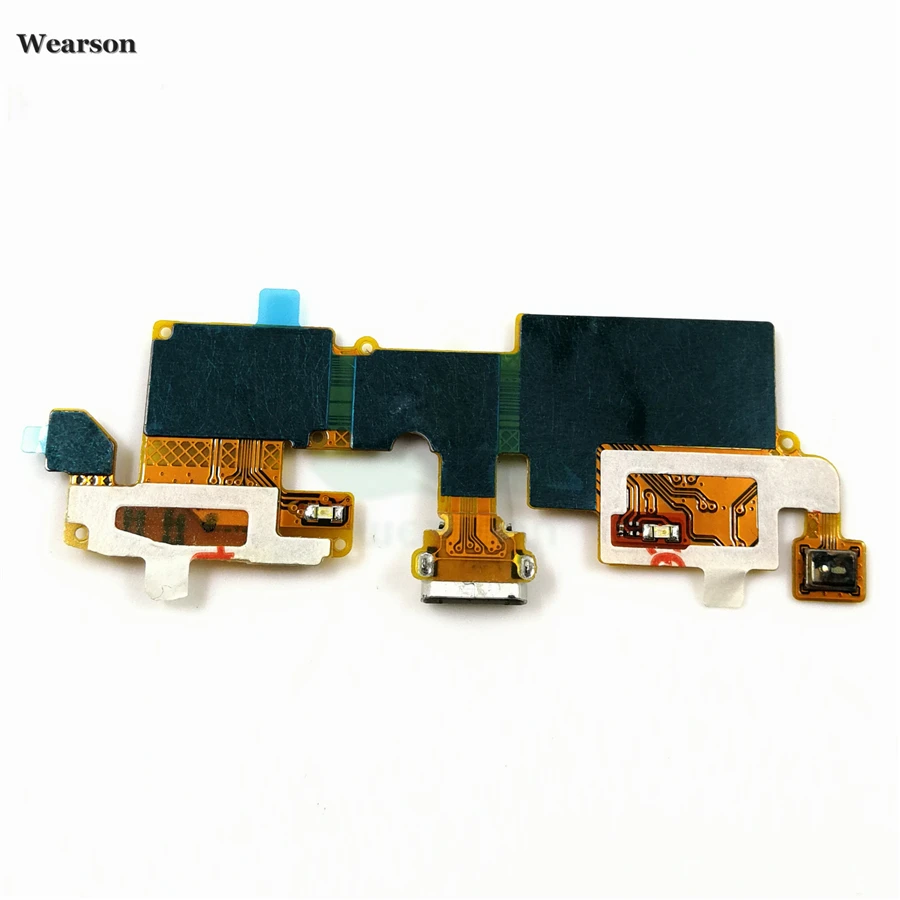 Плата для зарядки ZTE Blade V6 / X7 D6 с USB портом гибкий кабель микрофоном