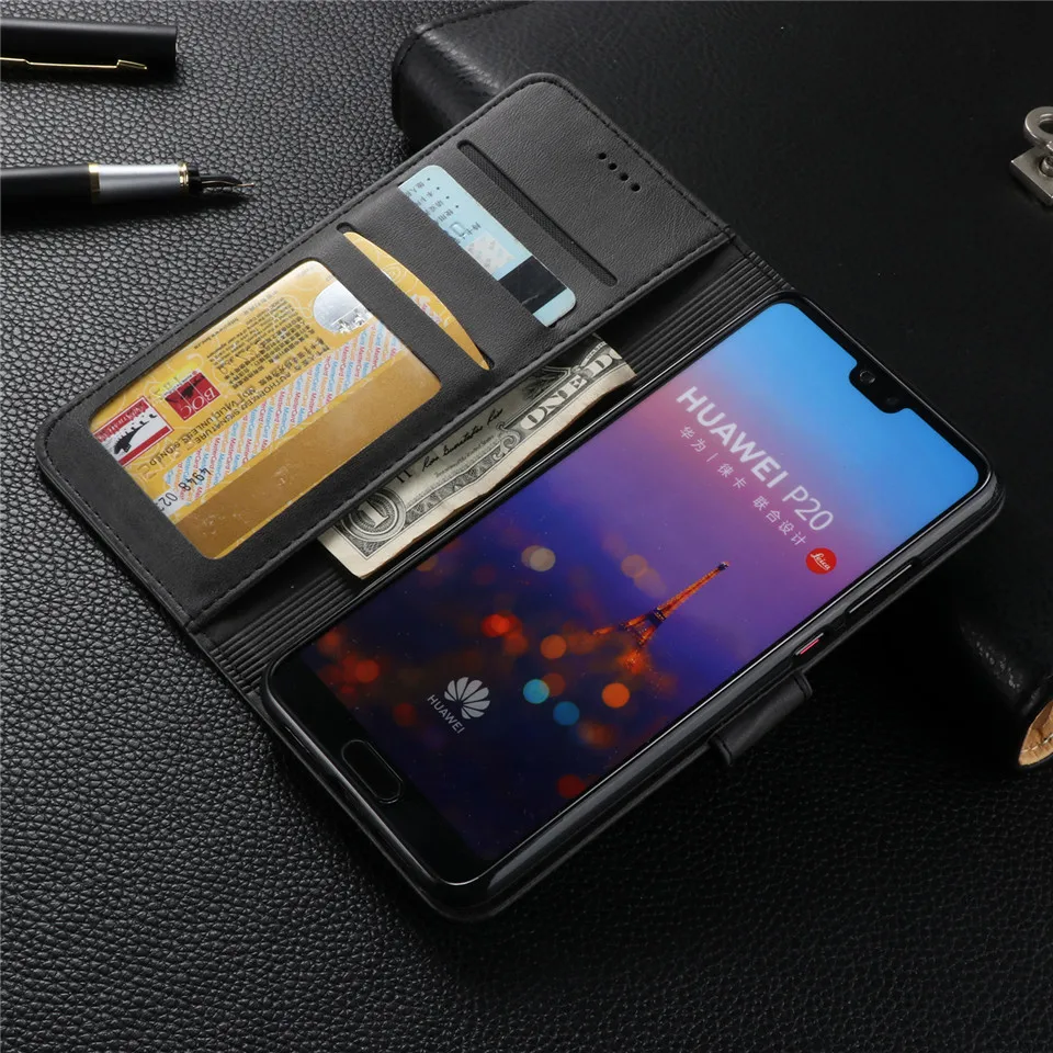 Чехол-книжка с бумажником для huawei p20 lite, чехол mate 20 pro, huawei mate 20 lite, чехол для P smart huawei p20 pro, чехлы mate 10 P10 Lite