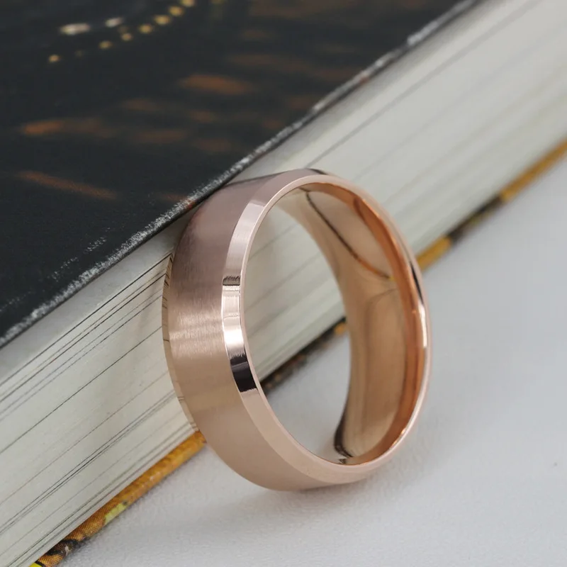 Мужское кольцо из титановой стали серебро розовое золото|ring wedding|wedding bandfashion rings |