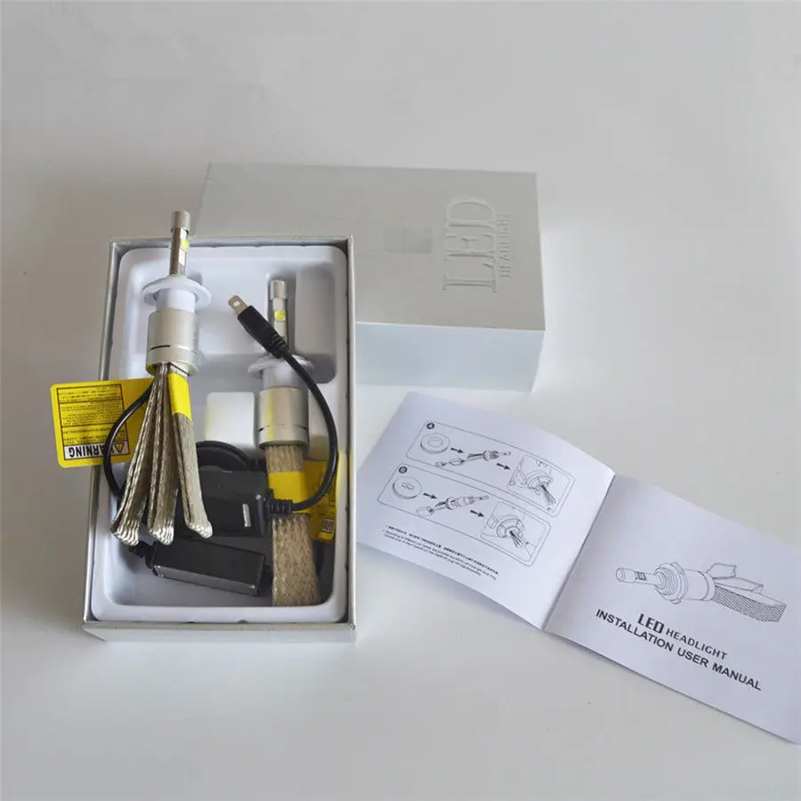 

R3 Used Car LED Replace bulbs 12000LM XHP50 Beads LED Headlight 6000K Lamps H1 H4 H7 H11 9005 Auto HeadLamps Front Light Bulbs