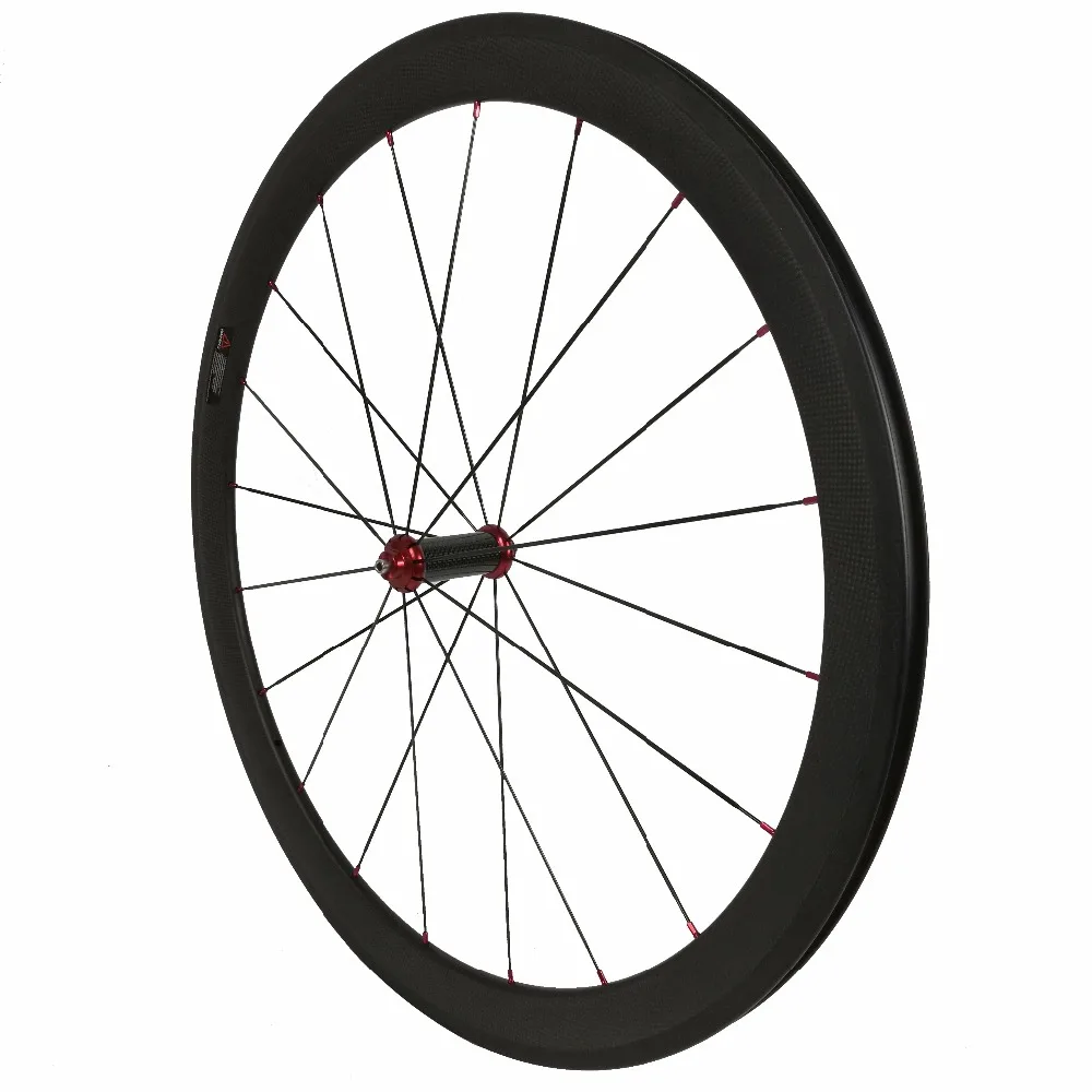 

50mm Carbon Wheels With Hub Novatec 271 372 Road Bike Carbon Wheelset 23mm V Shape Carbon Road Bicycle Wheelset