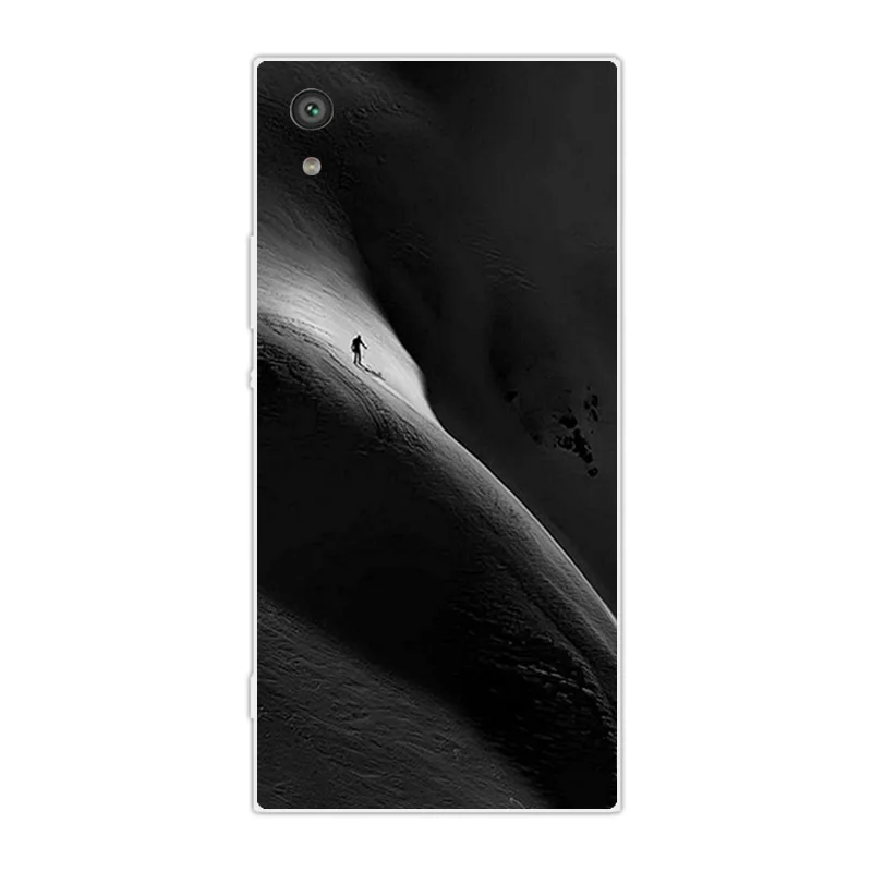 Ультратонкая задняя крышка для Sony Xperia XA1 Ultra Funda с концом волка Xa1 6 0 дюймов мягкий
