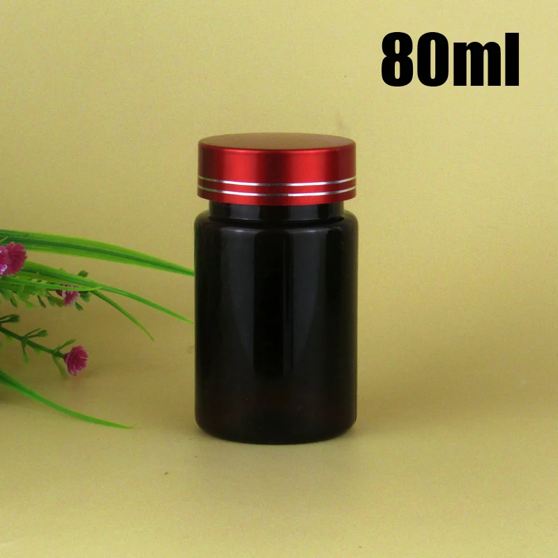 20шт 80 мл TOP PET Bottle медицина/капсулы/таблетки/витамины бутылки пластиковые