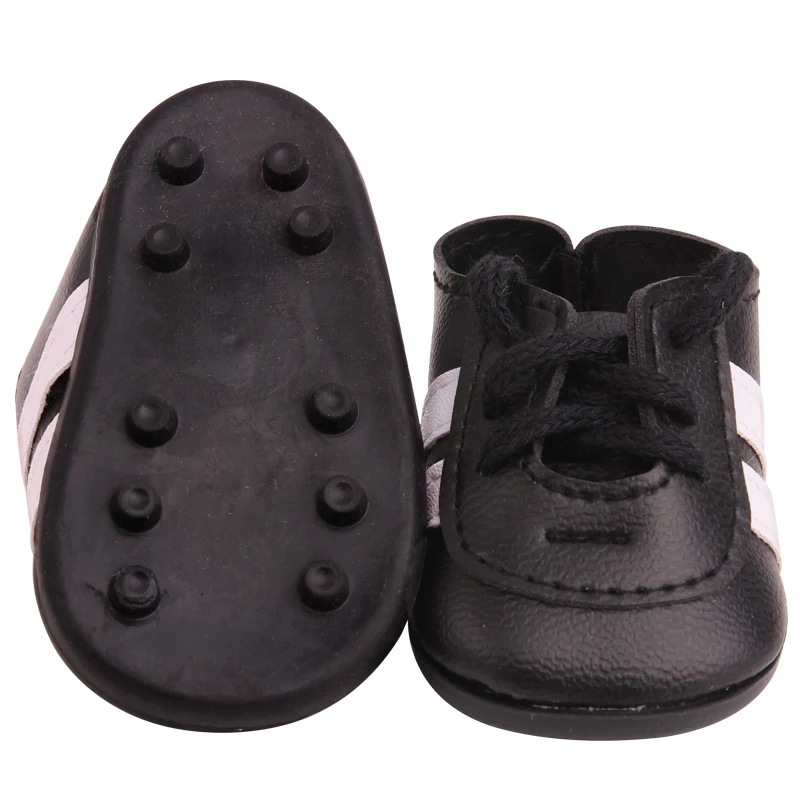 

18 inch Girls doll clothes Casual sports wear gym suit with shoes American newborn dress Baby toys fit 43 cm baby dolls c141