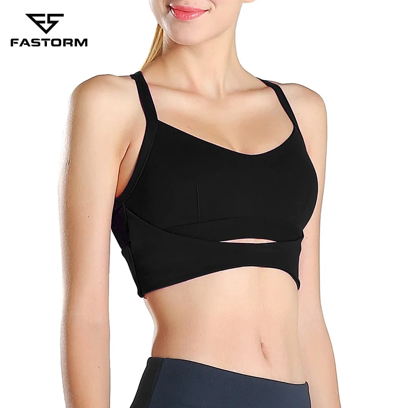 FASTORM пуш ап топ спортивные бюстгальтеры для женщин sport underwear top fitness фитнеса